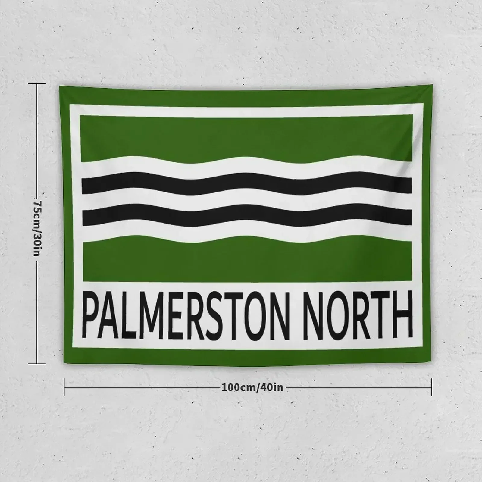 Palmerston North Flag and Name Tapestry Decoration Aesthetic Room Decor Cute Carpet On The Wall Wall Decorations Tapestry