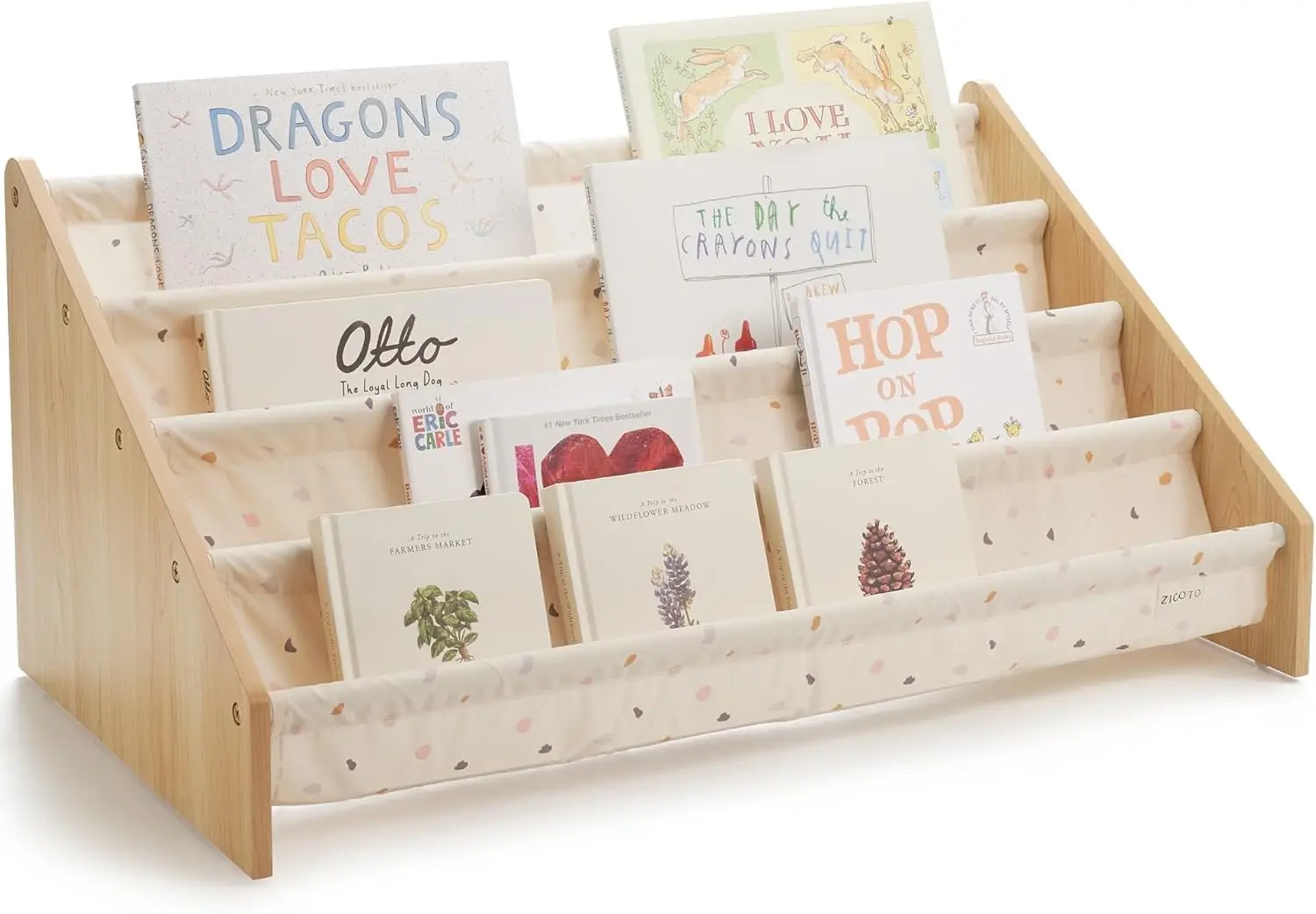 Decorative Bookshelf for Kids - Beautiful Shelf to Display All Books of Your Little One