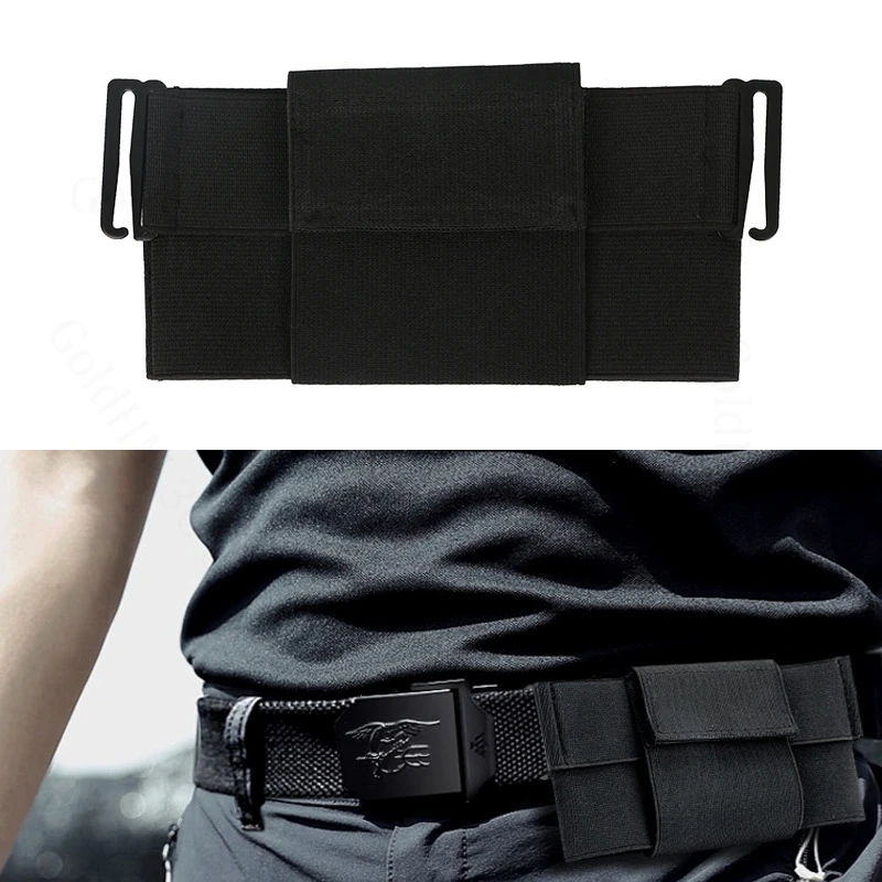 

Nylon Band Invisible Waist Bag Phone Pouch For iPhone 17 Air 16 Pro Max Belt Elastic Phone Case For Apple 16e 15 Pro Max 14 Plus