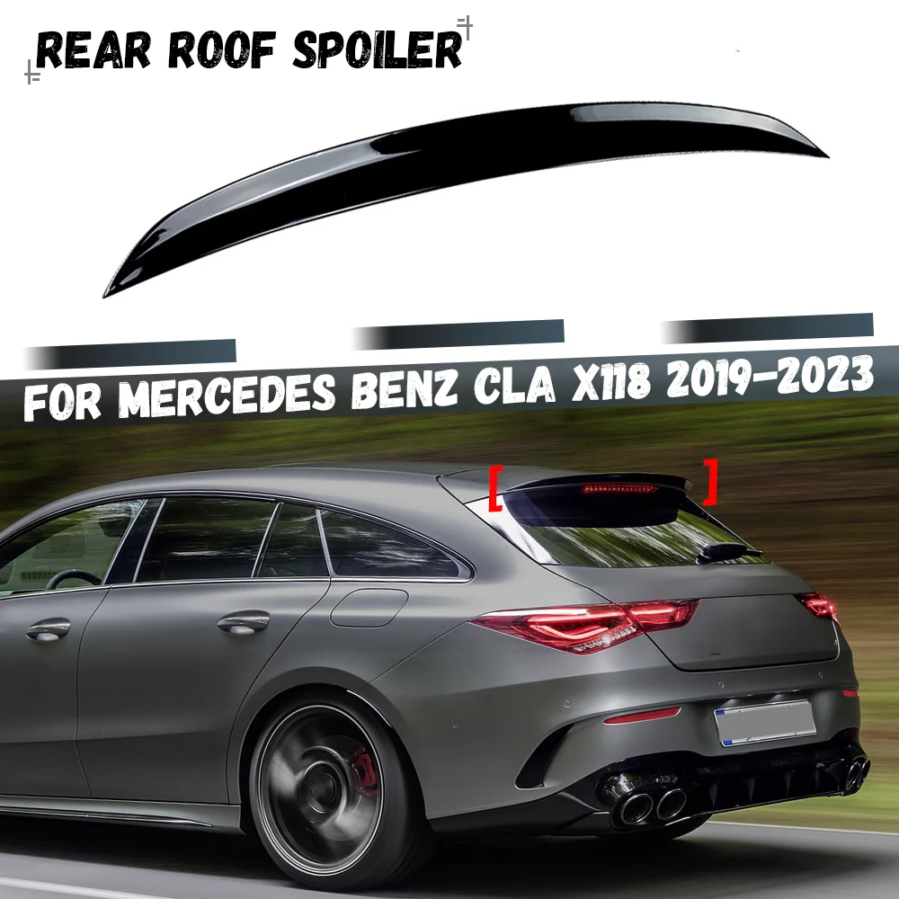 

Для Mercedes-Benz CLA-Класса X118 CLA180 200 220 250 CLA45 2019-2023: задний спойлер на крышку багажника, крыло-спойлер, комплект обвеса