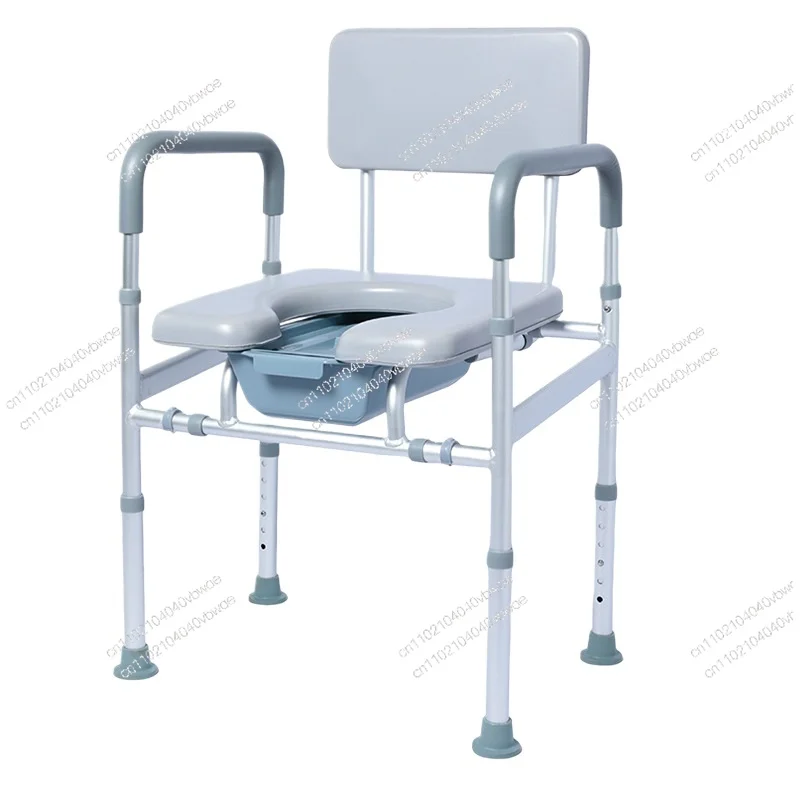 The elderly household multi-functional bedroom toilet chair pregnant women widening seat bathroom mobile heightening