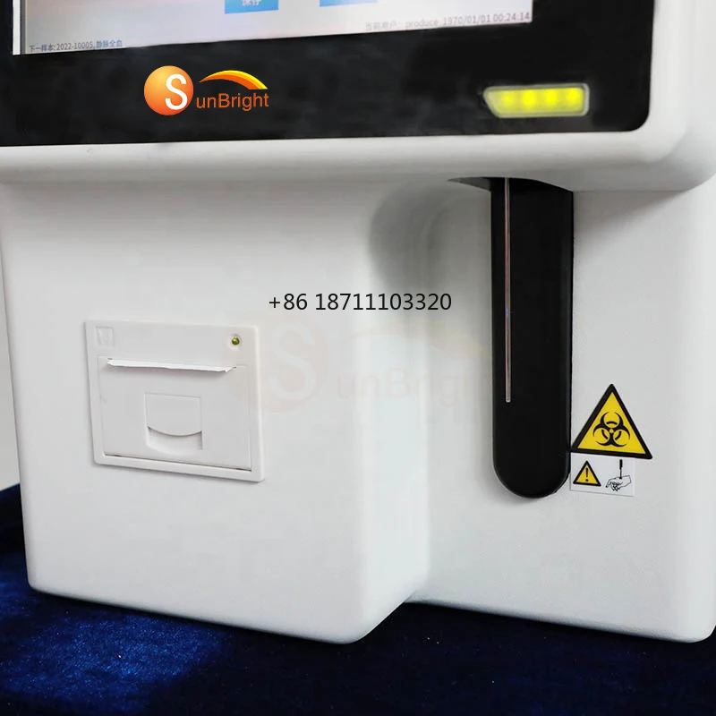 SUN-6100 vet blood cell counter hematology analyzer hospital clinical auto veterinary hematology analyzer