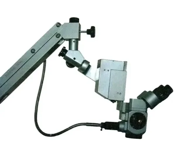 3 STEP CEILING MOUNT MICROSCOPE WITH INCLINABLE BINOCULARS & ACCESSORIES...