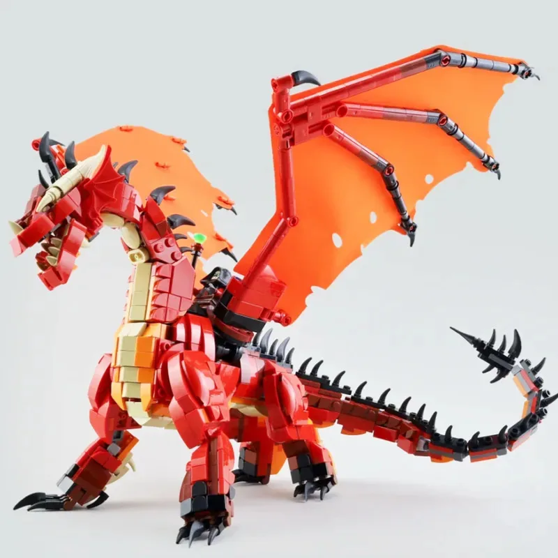 Dungeons Red Dragon's Tale Building Blocks Bricks House Model Assembly Children Christmas Festival Party Gifts