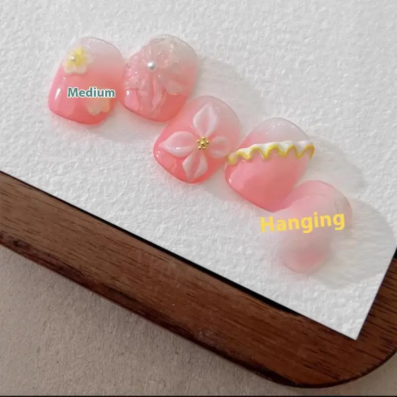 Brosse à ongles en bois à Double tête, sculpture de fleurs, stylo de peinture, stylo de mélange, outil de manucure multifonctionnel à faire soi-même