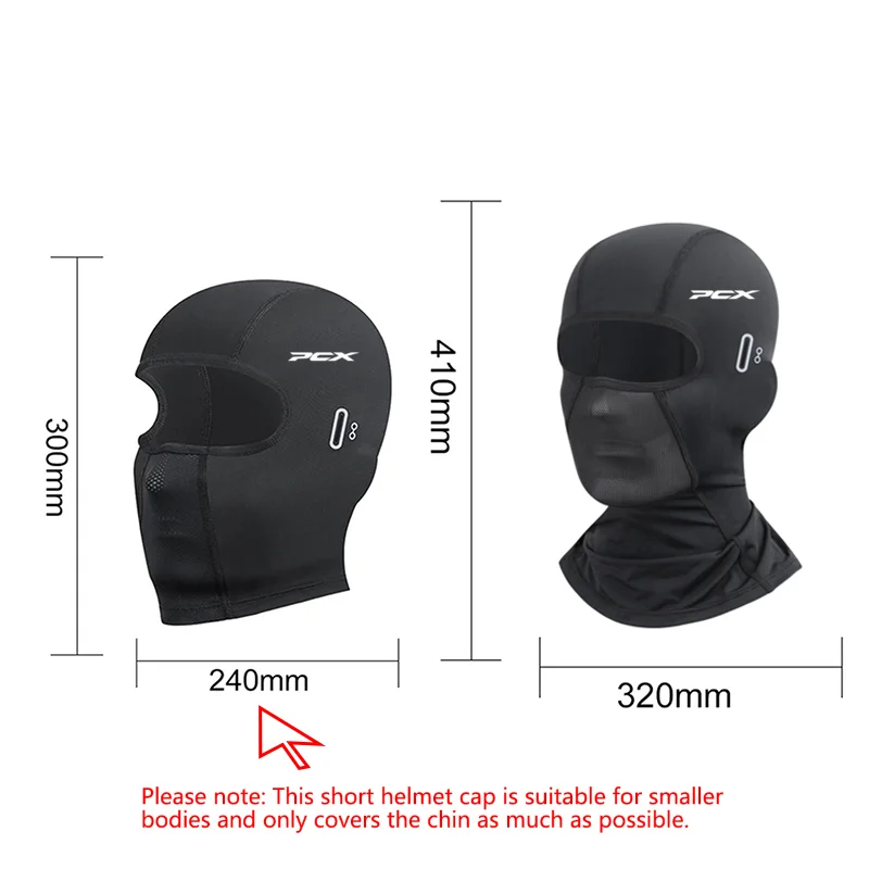 For HONDA PCX125 PCX150 PCX 125 150 pcx 125 150 Cycling Cap Summer Cooling Motorcycle Balaclava Hats Sun UV Protection Bike