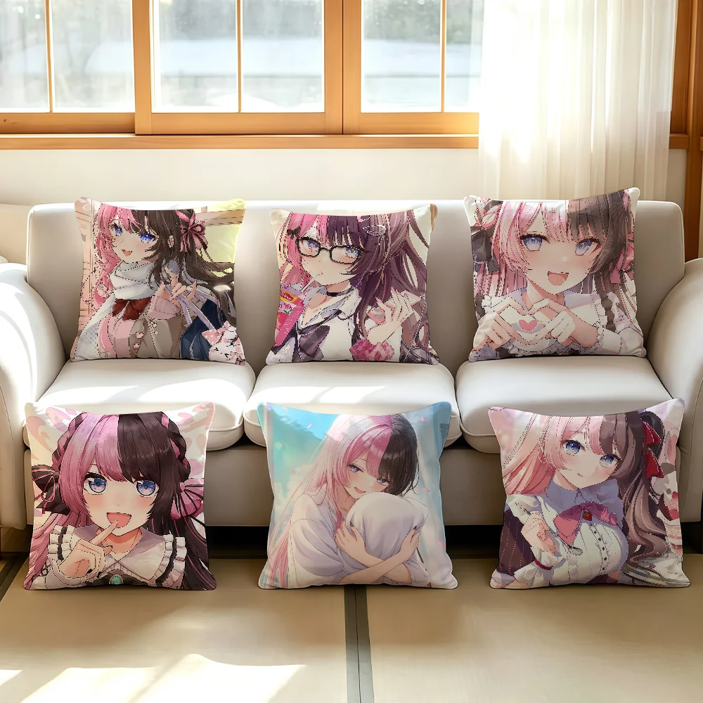 Idol T-Tachibana Hinano cushion cover Comfortable Decorative For Bedroom Living room Dormitory Picnic and Holiday Decoration