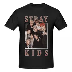 StrayKid Kpop Idol Band T Shirts Graphic Y2K Unique Customized T-Shirts For Men Women Clothes