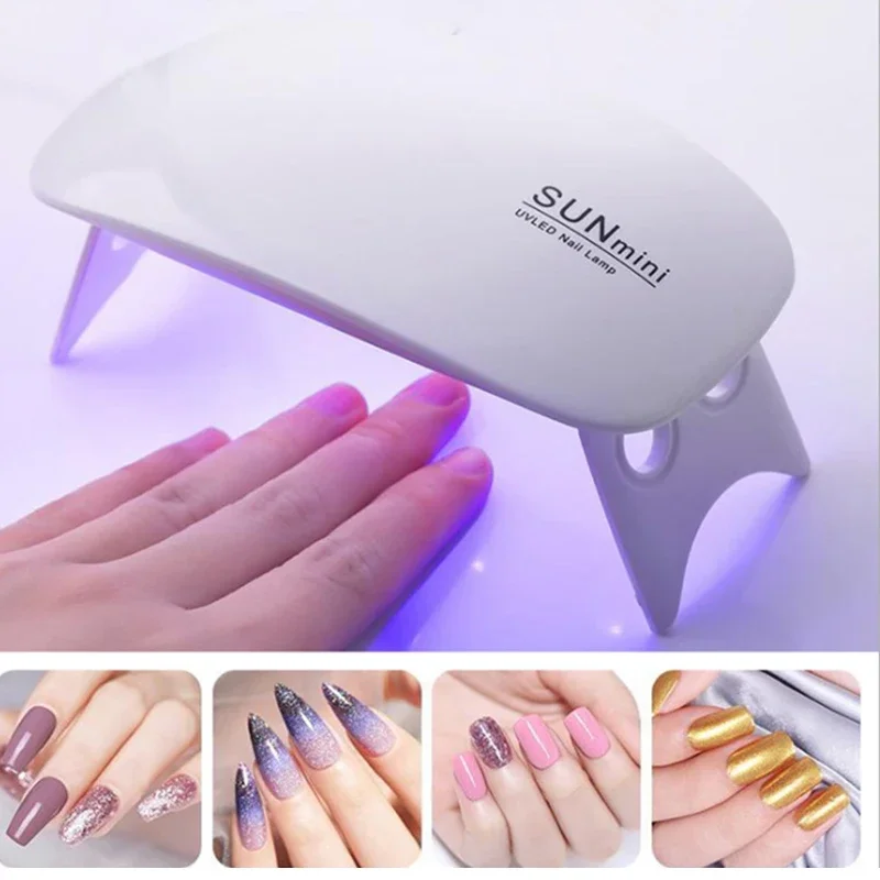 Desk Drying Nail Lamp Tool Nail Drying Lamp Machine Portable Mini Usb 6W 3LED UV Manicure Lamp Nail USB Home Use Nail Lamp Light