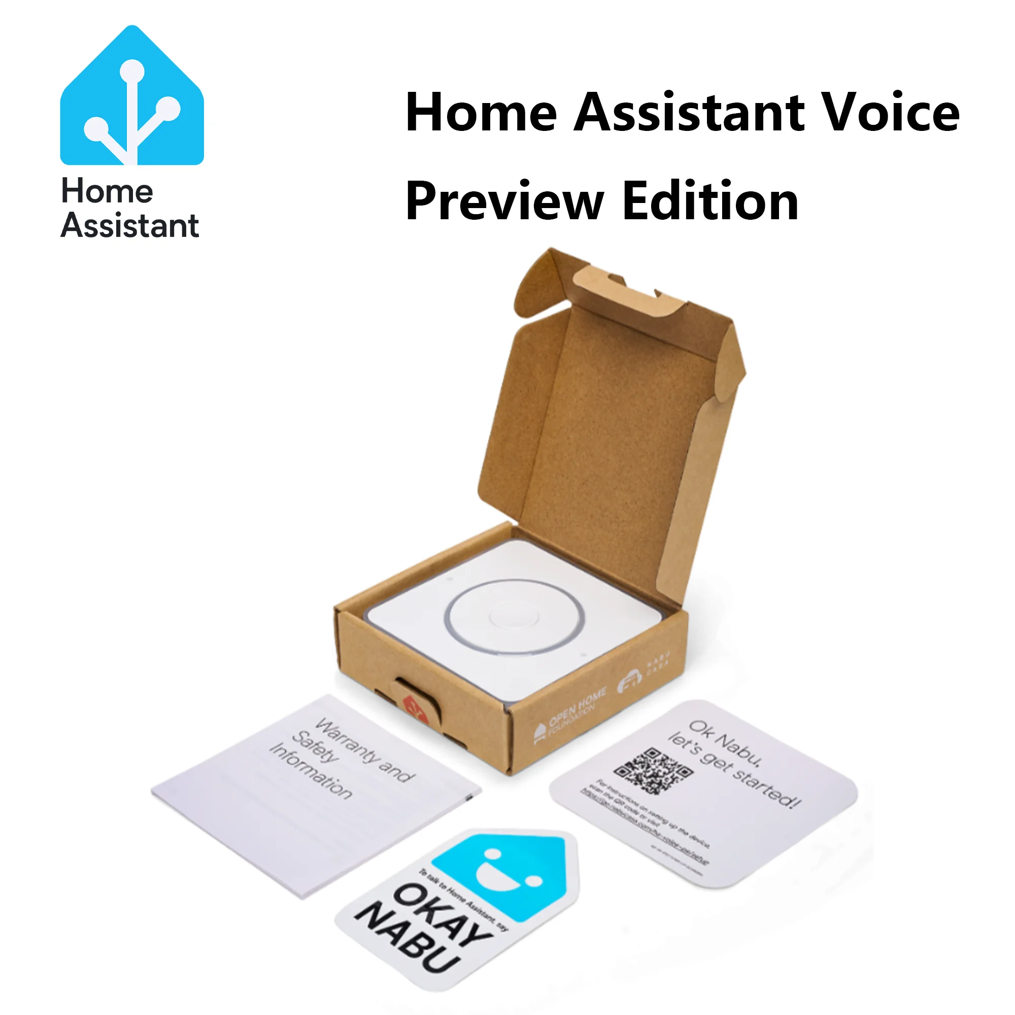 Home Assistant Voice Preview Edition ESP32-S3 SoC con 16 MB de almacenamiento FLASH 2,4 GHz Wi-Fi Bluetooth 5.0