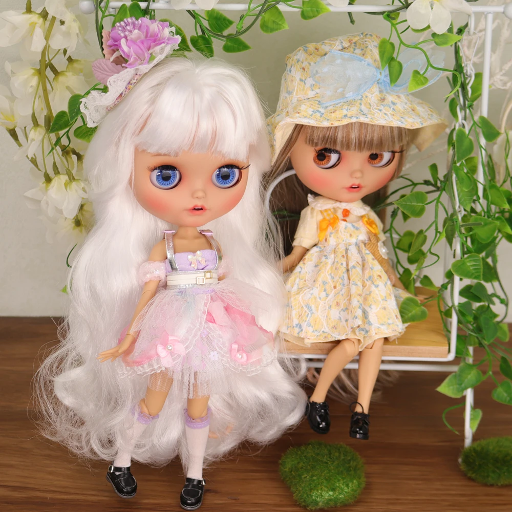 ICY DBS Blyth Puppe Schmollend Mund Tan Haut Matte Gesicht Joint Körper 1/6 BJD OOAK Ob24 Anime Mädchen