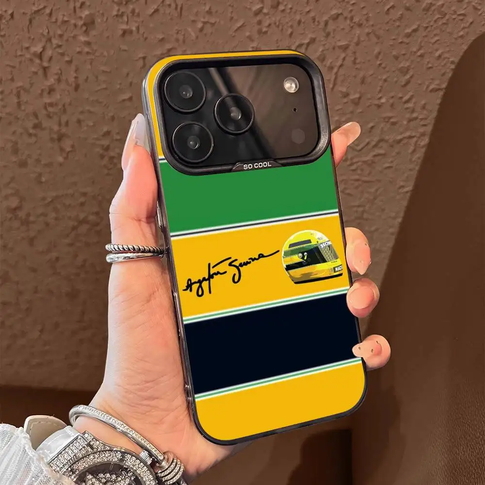 حافظة هاتف A-Ayrton Senna لهاتف iPhone 17,16,15,14,13,12,11,Pro,Max,Plus,E,Air, Mini Black Tpu #3