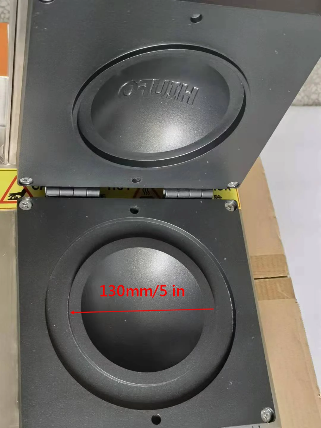 5.1 بوصة/130 مللي متر الكهربائية آلة الوافل الآيس كريم UFO برغر صانع هامبورغ جيلاتو بانيني الصحافة آلة ساندويتش الصحافة صانع