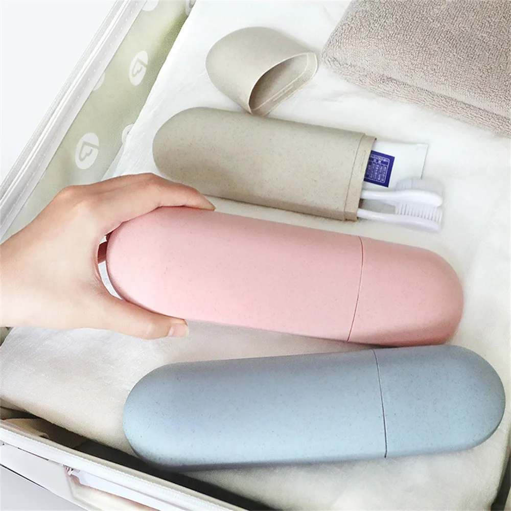 High capacity toothbrush toothpaste box portable travel toothbrush guard, business outdoor wash toothbrush cover