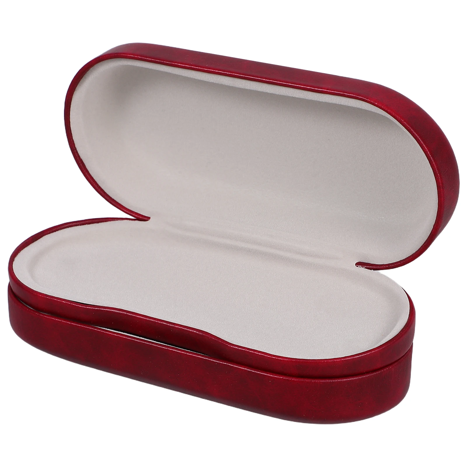 

Double Layer Glasses Case Black Frame Portable Organizer Pouch Dual Layer Eyeglasses Storage Travel Container For Women