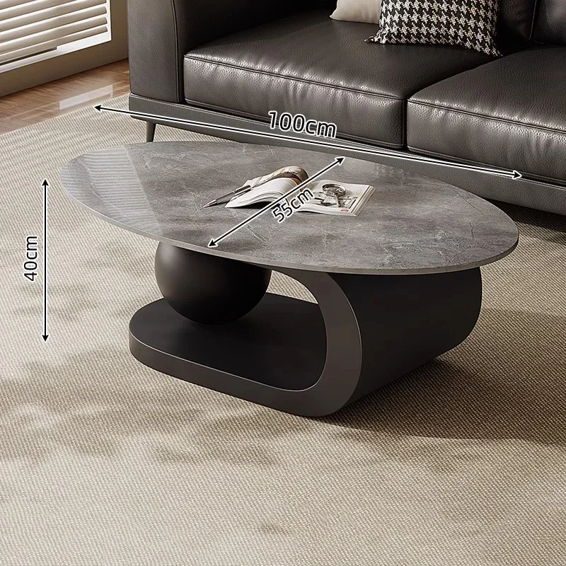&Luxury Modern Coffee Table Bedroom Designer Kitchen Side Table Standing Moving Dinner Writing Mesa Auxiliar Postmodern Furnitur