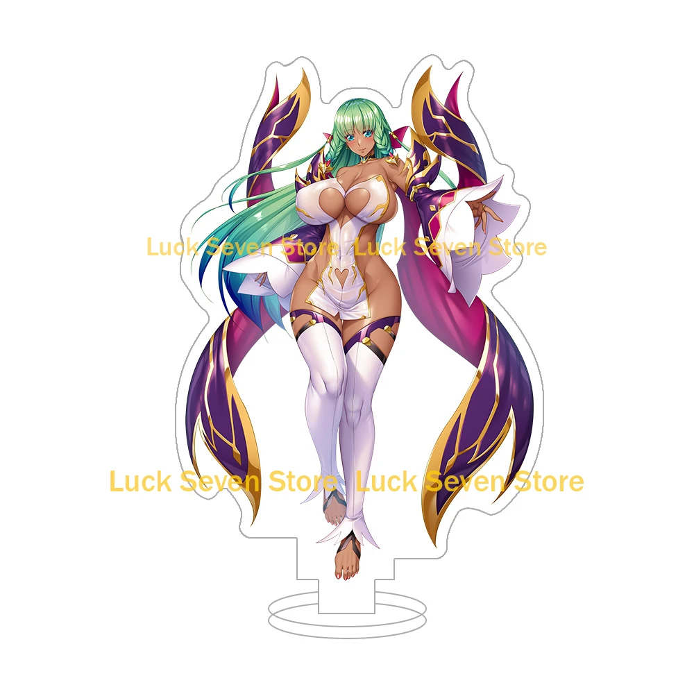 Taimanin Anna & Phantasma Shinonome Yahiro Lilinoe Koukawa Asuka Kamimura Maika Yatsu Murasaki حامل أكريليك مكتب هدية مزخرفة