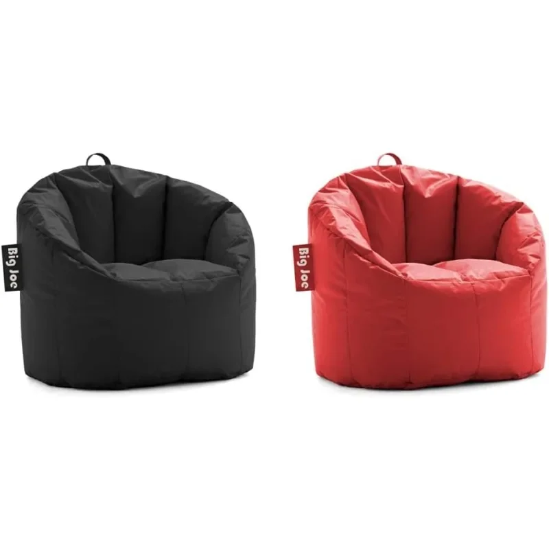 

Milano Bean Bag Chair, Black Smartmax, 2.5ft & Milano Bean Bag Chair, Red Smartmax, 2.5ft