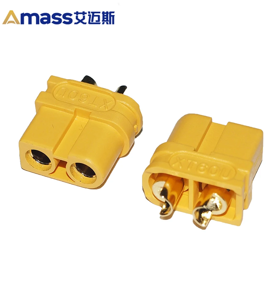 Free Shipping Amass 5 Pair Xt60u Xt-60 Upgrated Male Female Bullet Connectors Plugs Rc Lipo Battery