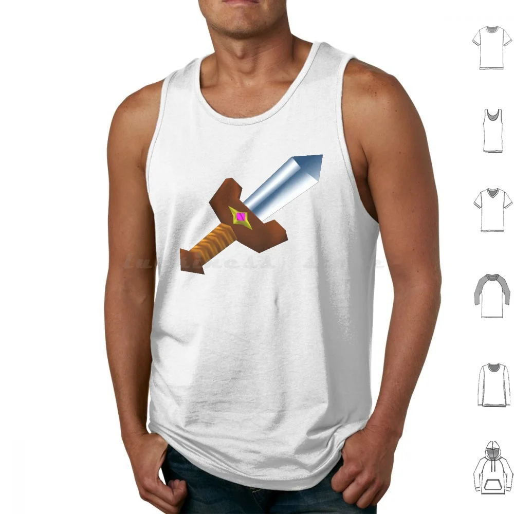 Kokiri Sword Tank Tops Vest Sleeveless The Legend Of Legend Of Legend Oot Ocarina Time Ocarina Of Time Loz Video Game Video