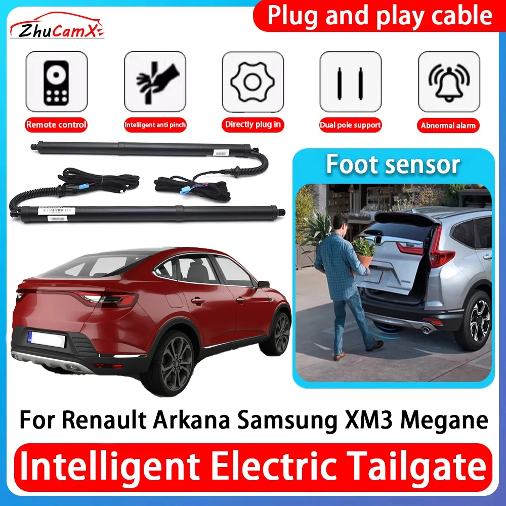 ZhuCamX Car Power Trunk Electric Suction Tailgate Intelligent Tail Gate Lift Strut For Renault Arkana Samsung XM3 Megane