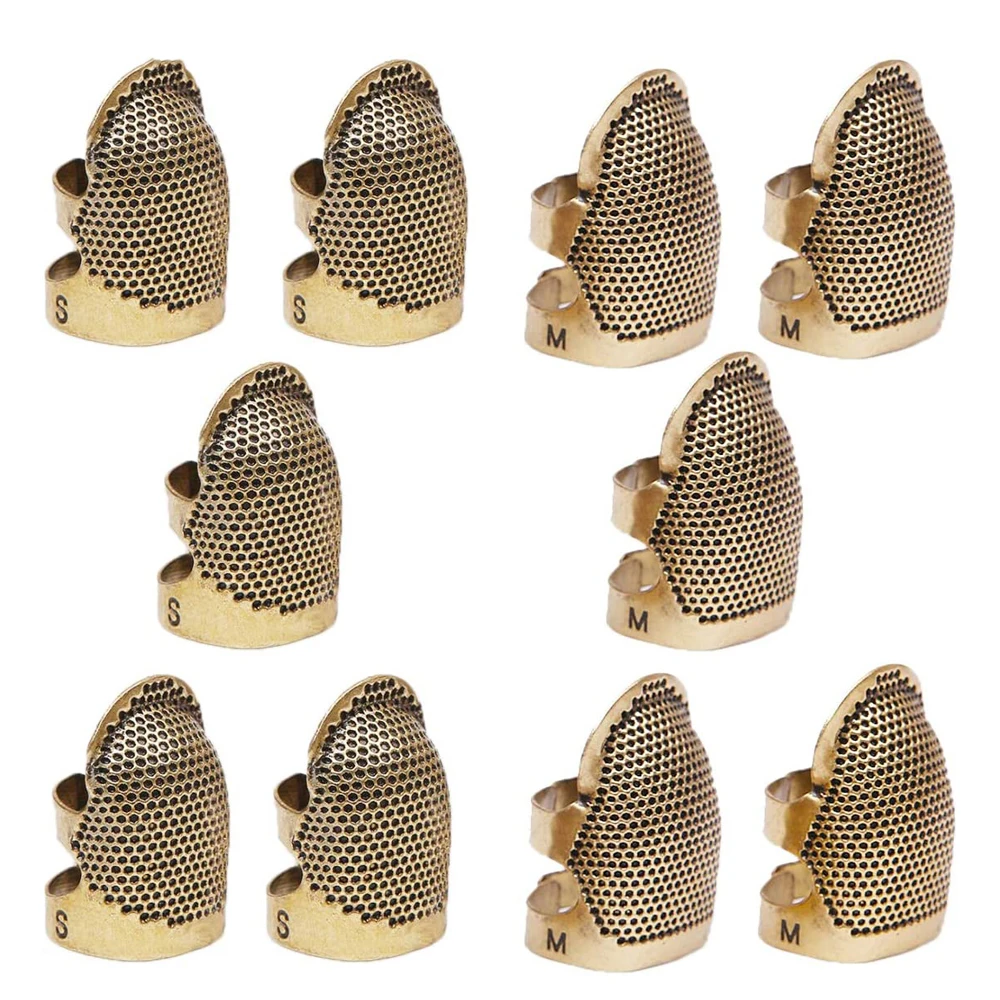 

2/1PCS Metal Sewing Thimble Adjustable Metal Finger Protector Pin Needles Sewing Quilting Craft Accessories DIY Needlework Craft