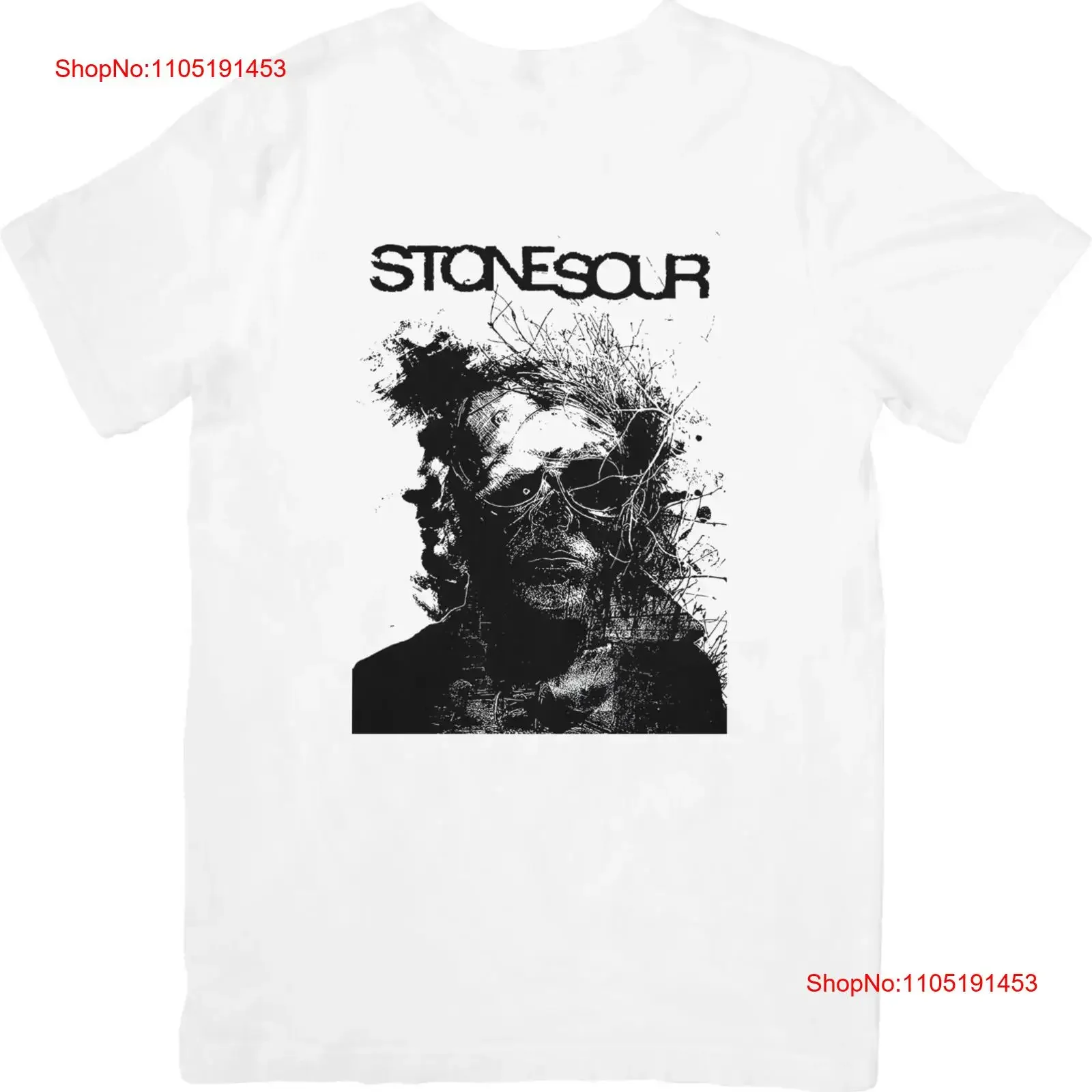 

Stone Sour Music Fit for Quality Cotton T Shirt White vintage Washed Stretched Versatile streetwear Slightly Breathable Soft