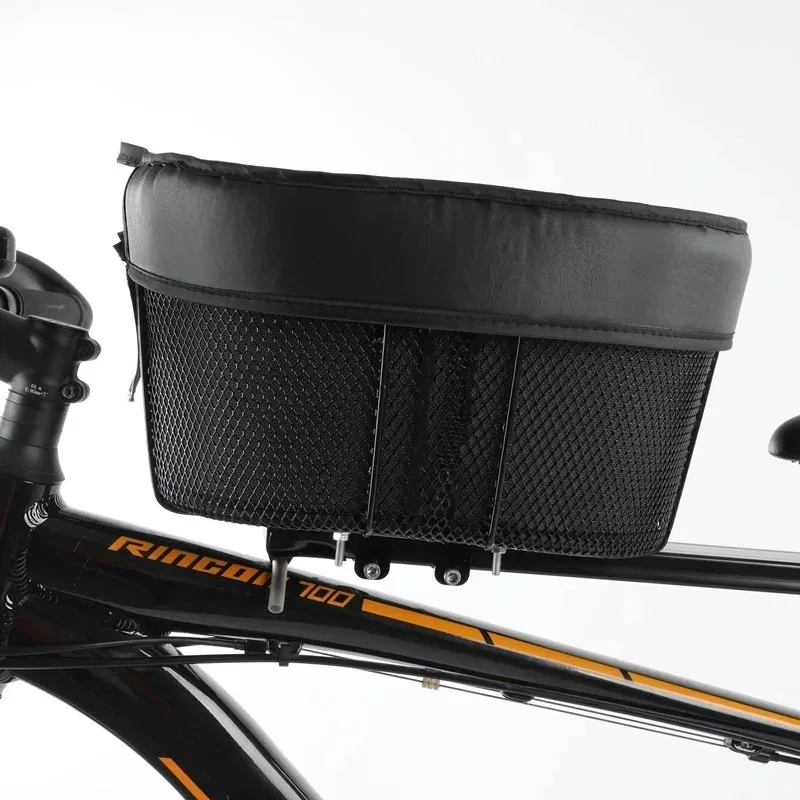 

Foldable Detachable Pet Dog Bike Basket Pet Carrier Bicycle Front Handlebar Seat for Small Dogs Cats Road Bike Cycling Travel