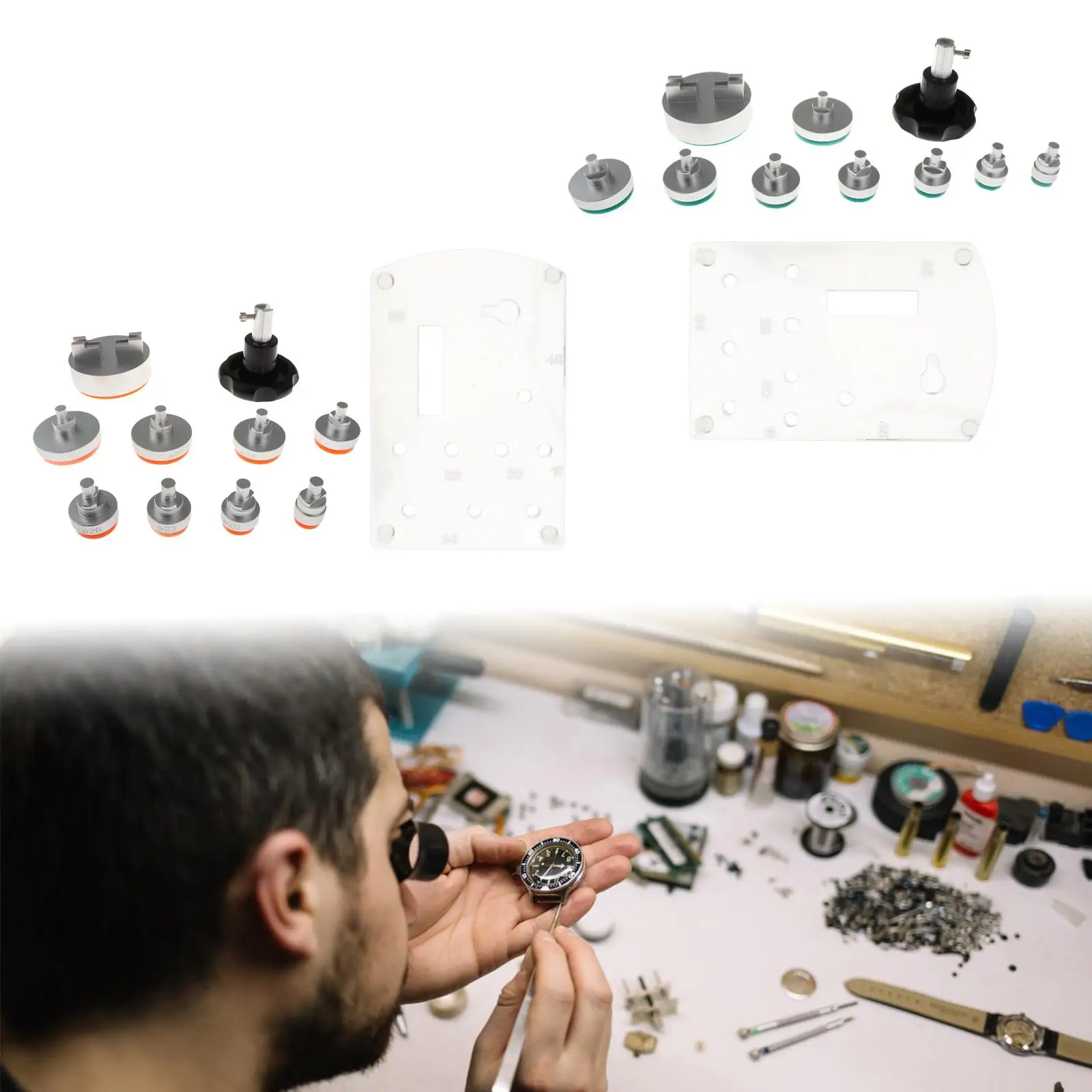 

Watch Case Opener Acrylic Plate Multifunctional Watch Back Case Opener