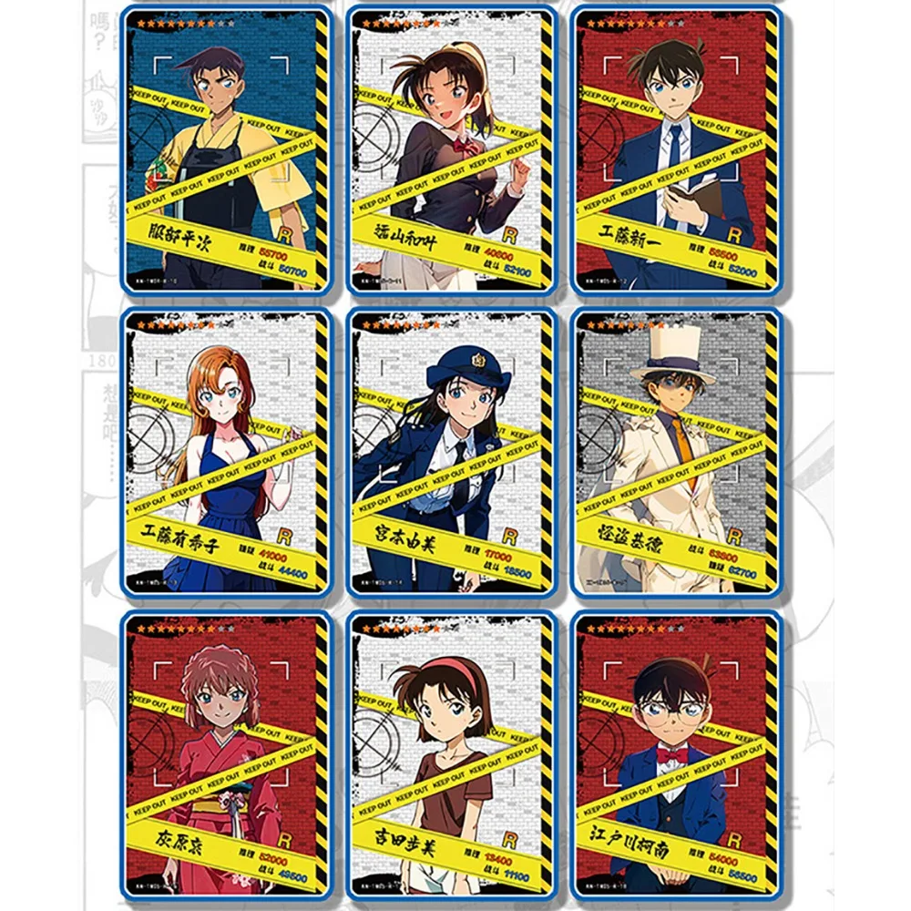 Little Frog Detective Conan Card Collection Famous Reasoning Anime Kudou Shinichi Hattori Heiji Experience Version Card Kid Gift