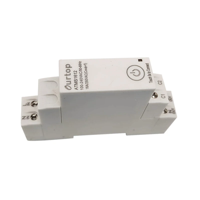 Imagem -02 - Wifi Smart Time Switch Tuya App Timer Medidor de Eletricidade 16a 250vac Atms1612