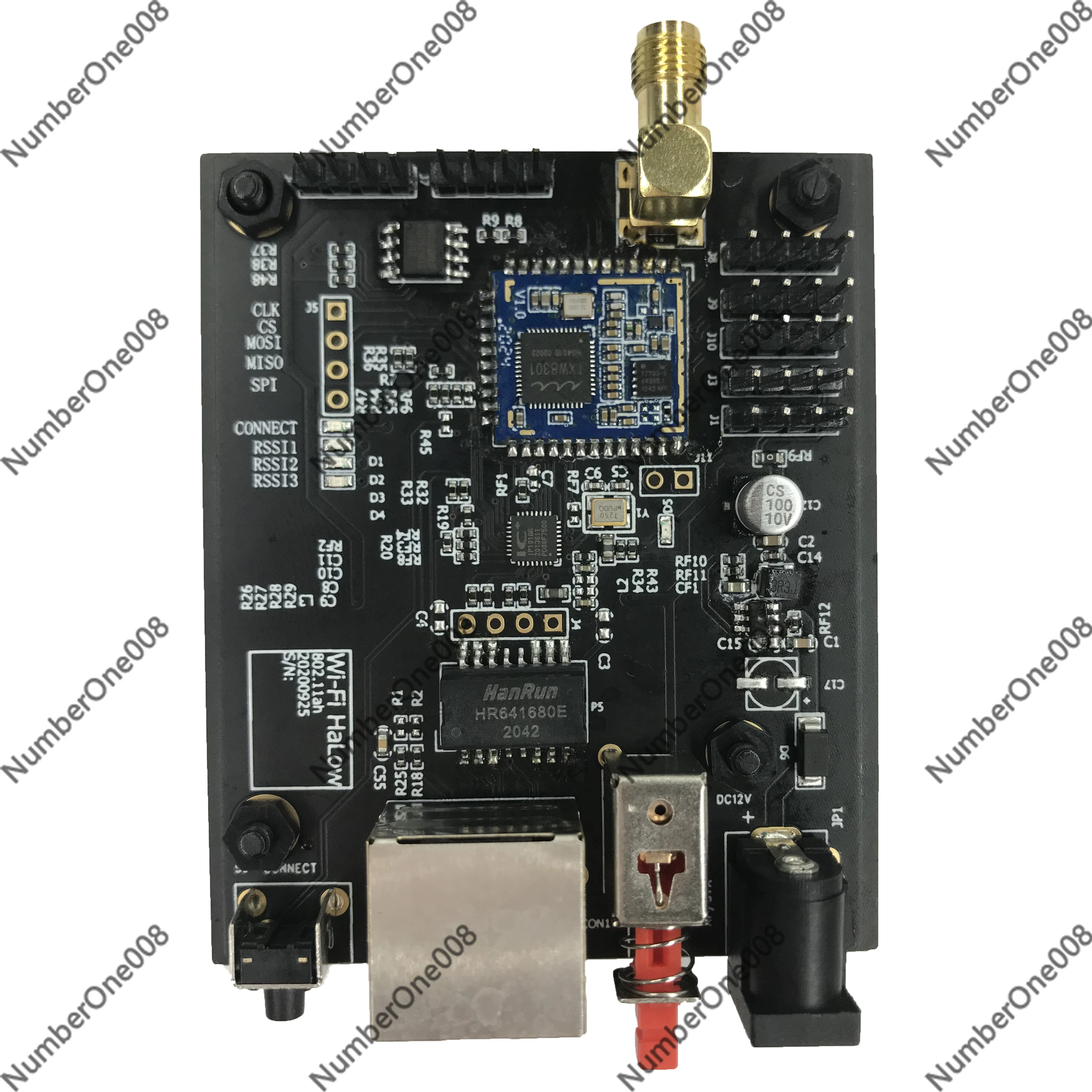 IEEE 802.11ah Wi-Fi HaLow 900MHz Module, Sub GHz Long Range Low Power IoT Module Support 8000 Nodes, 1.5km Coverage