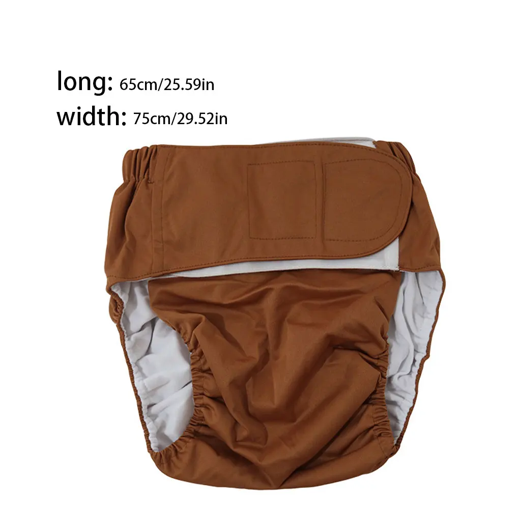 Incontinence Underwear for Elderly and Disabled People Large Nappy Pants Waterproof Hygiene Home TPU Reusable Adult Diapers