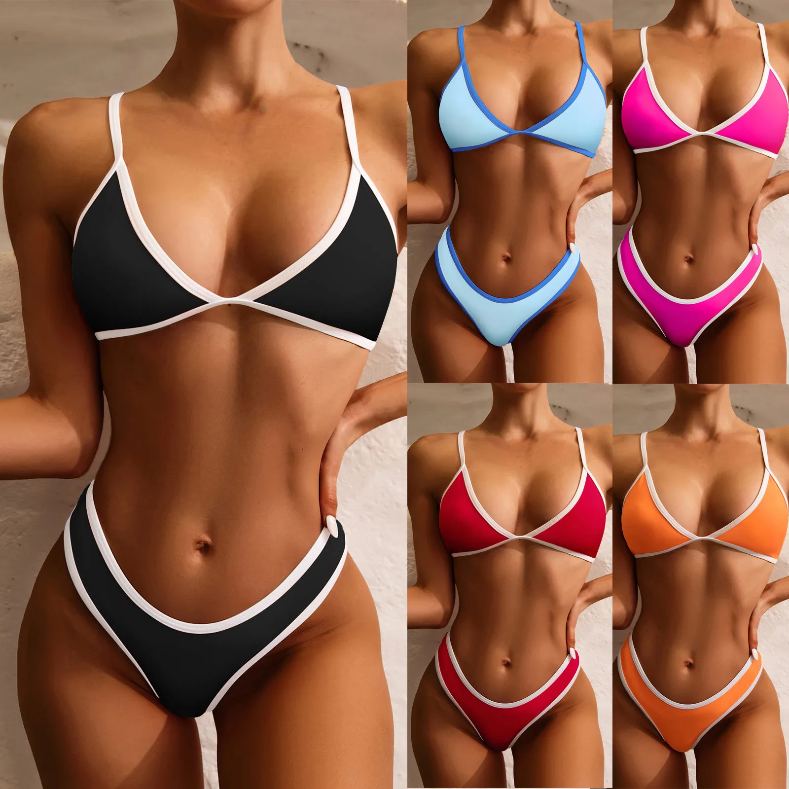 

Women Design Bra Set Underwear Push Up Solid Bra And Panties Set Sexy Push Up Bikini Set
