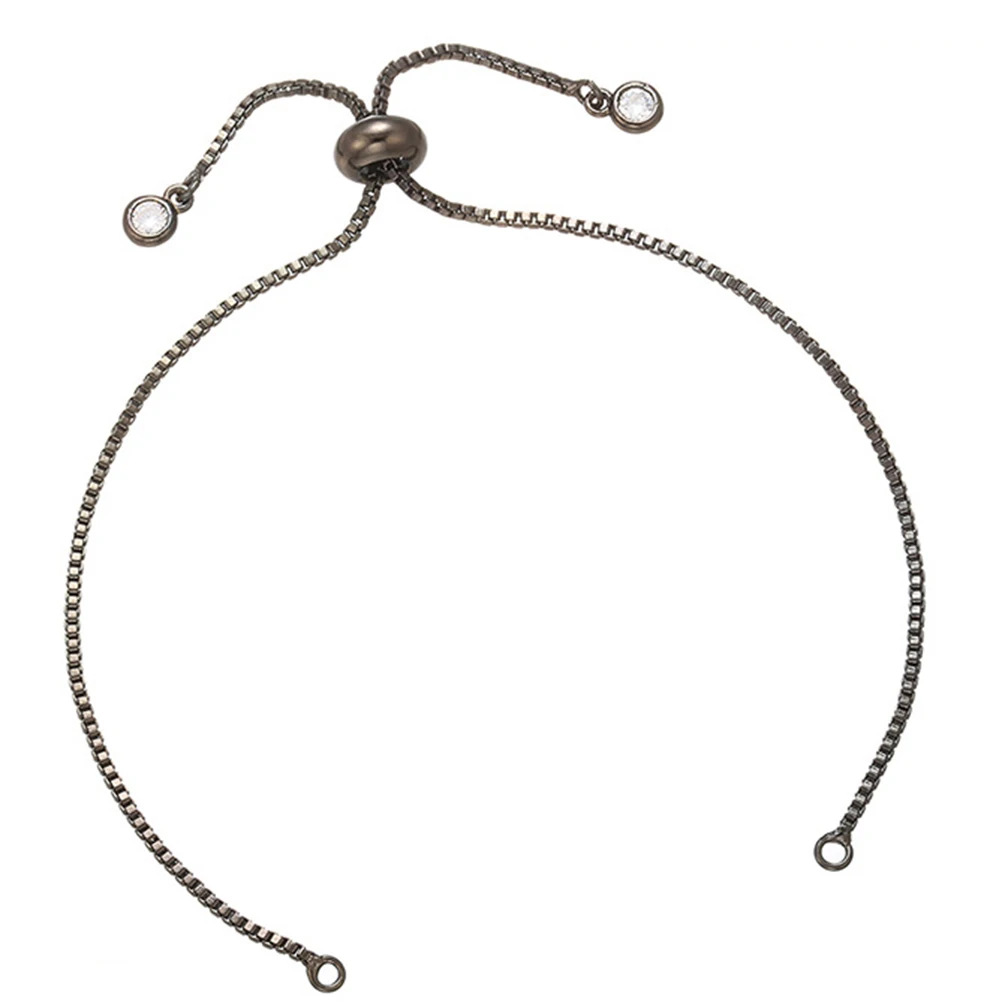 

4pcs Adjustable Brass Bracelet Semi-Finished DIY Hand Chain for Women Jewelry Accessories Tarnish Discolor