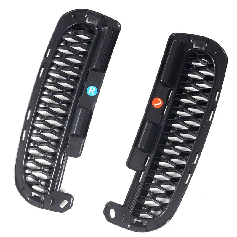 

AFOURT-LR083062 LR083061 Воздухозаборник Боковая решетка Передняя противотуманная фара Защитная решетка Авто для Land Rover Discovery 2017-2020 Запасная пара