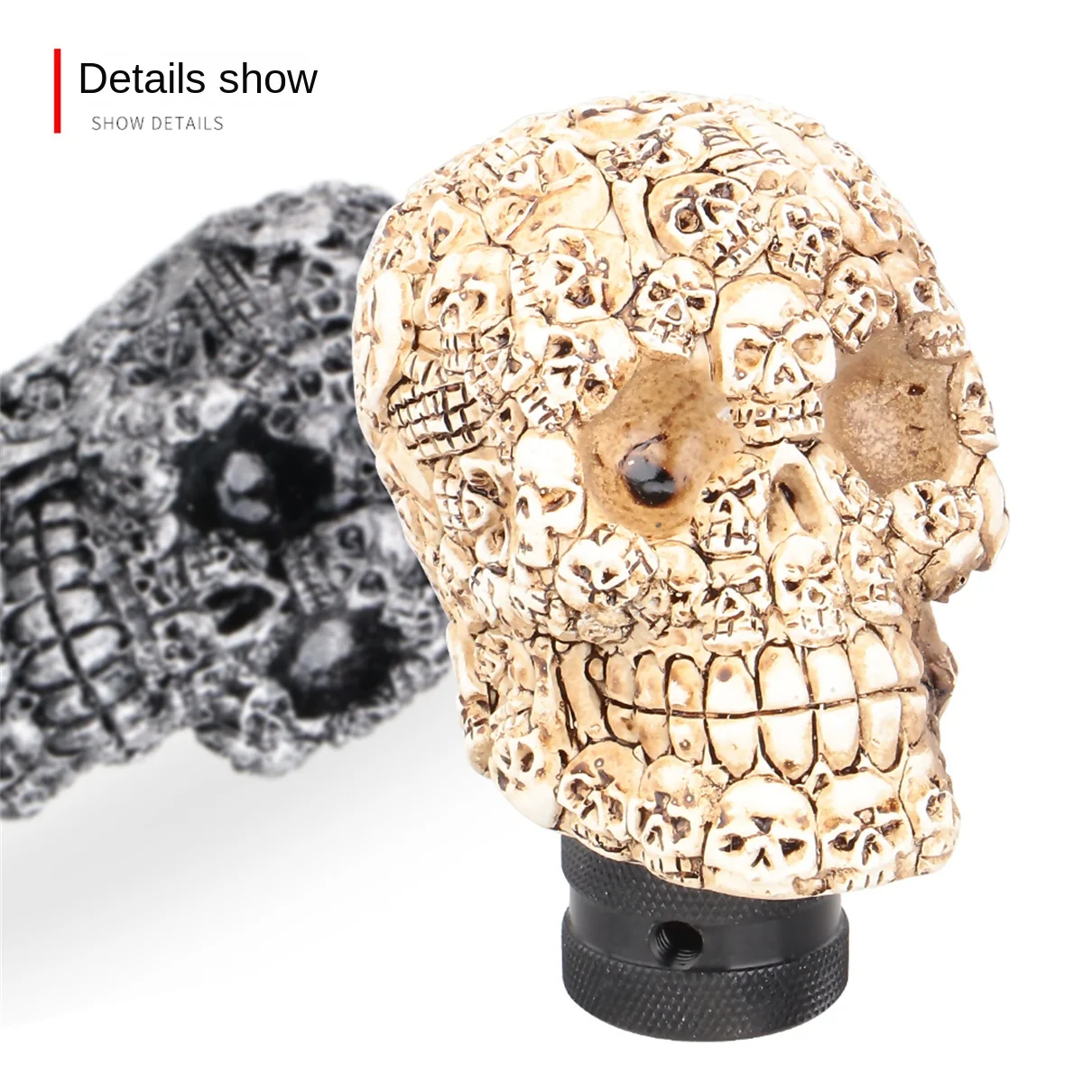 for Skull Shifter knob Skeleton Skull Car Modified Manual Gear Shift Knob Stick Lever Shifter Universal Skull Gear Shifter