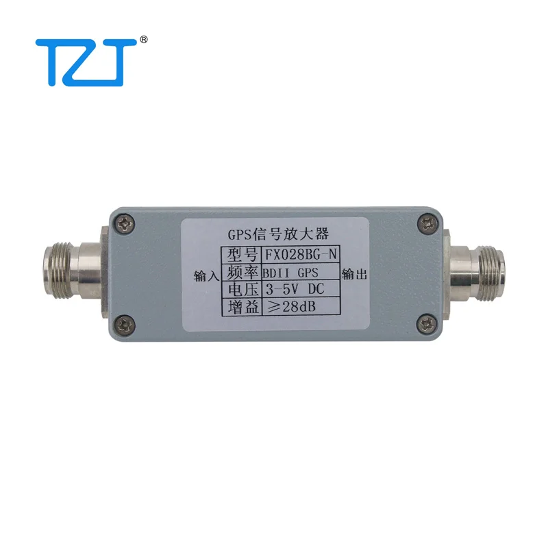 

TZT 1575.42MHz GNSS Signal Repeater Amplifier Timing GPS Low Noise Antenna Amplifier Support for Beidou/GPS