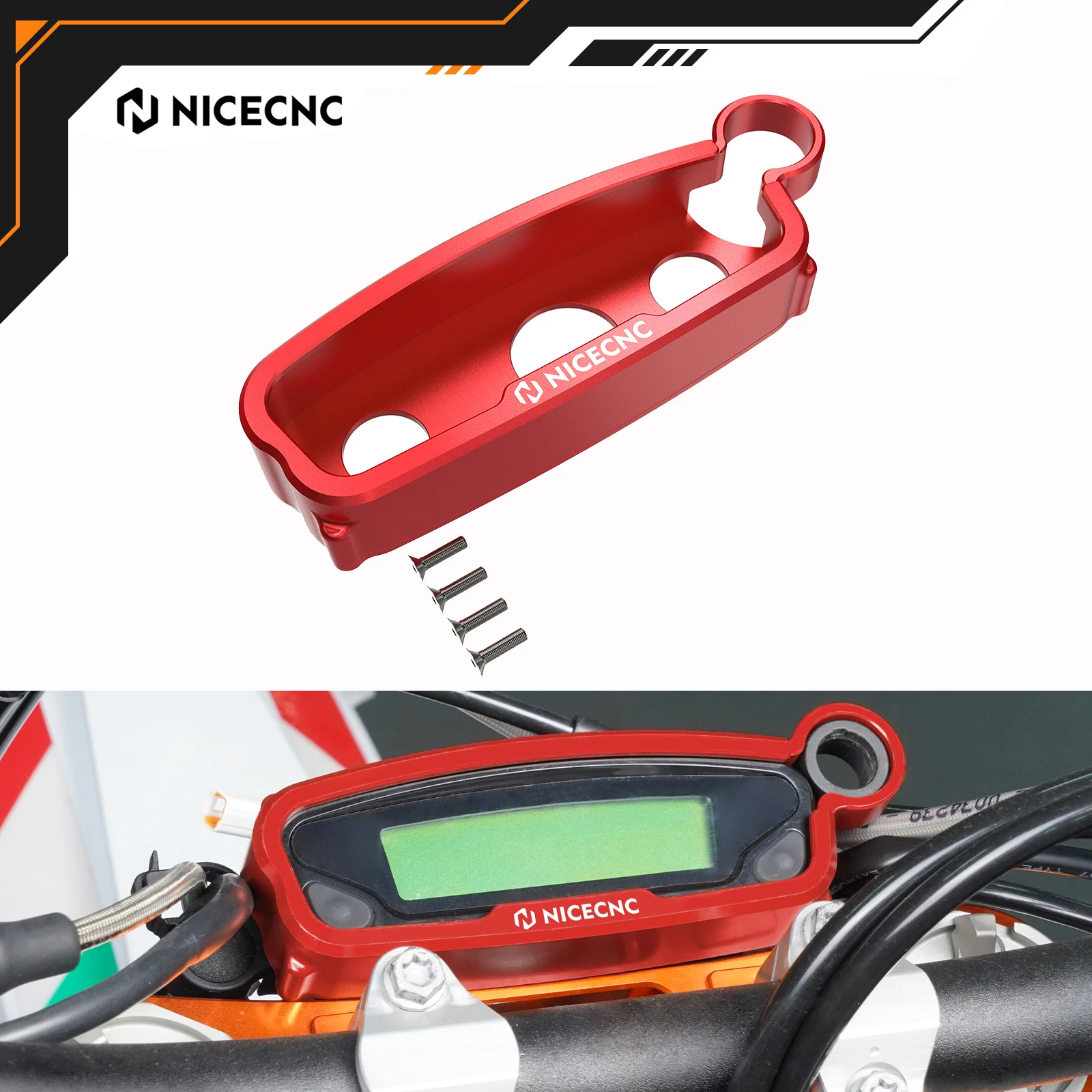 

NICECNC For GASGAS EC 300 EC 250 EC 250F EC350F 2021-2023 For Husqvarna TE300 KTM Odometer Speedometer Cover Speedo Protector