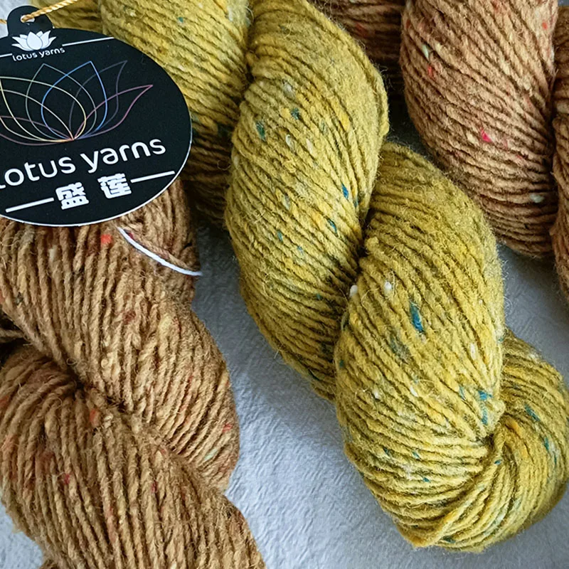 1 piece 50g Hank Lotus Yarns Alpaca Tweed Handknitting Yarns