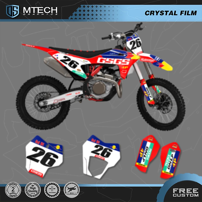 

DSMTECH Custom Team Graphics Background Decals Stickers Kits for Gasgas Gas Gas EC MC 150 200 250 300 350 400 450 2021 2022 2023