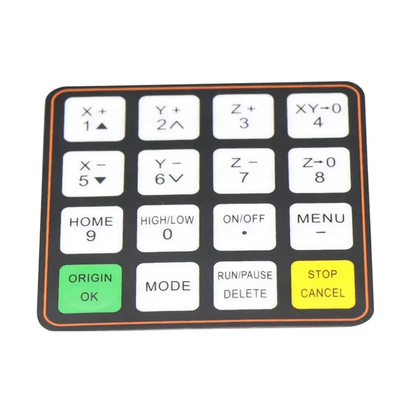 Y17A Per Richauto A11 A12 A15 A18 DSP Cavo Controller CNC 4M Pulsante Inglese Pellicola CNC Lavorazione Del Legno Incisione Parti del Controller