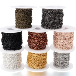 Louleur High Quality Necklace Chain Bulk Cross Chains For Jewelry Making Findings DIY Necklace Bracelet Chain Materials