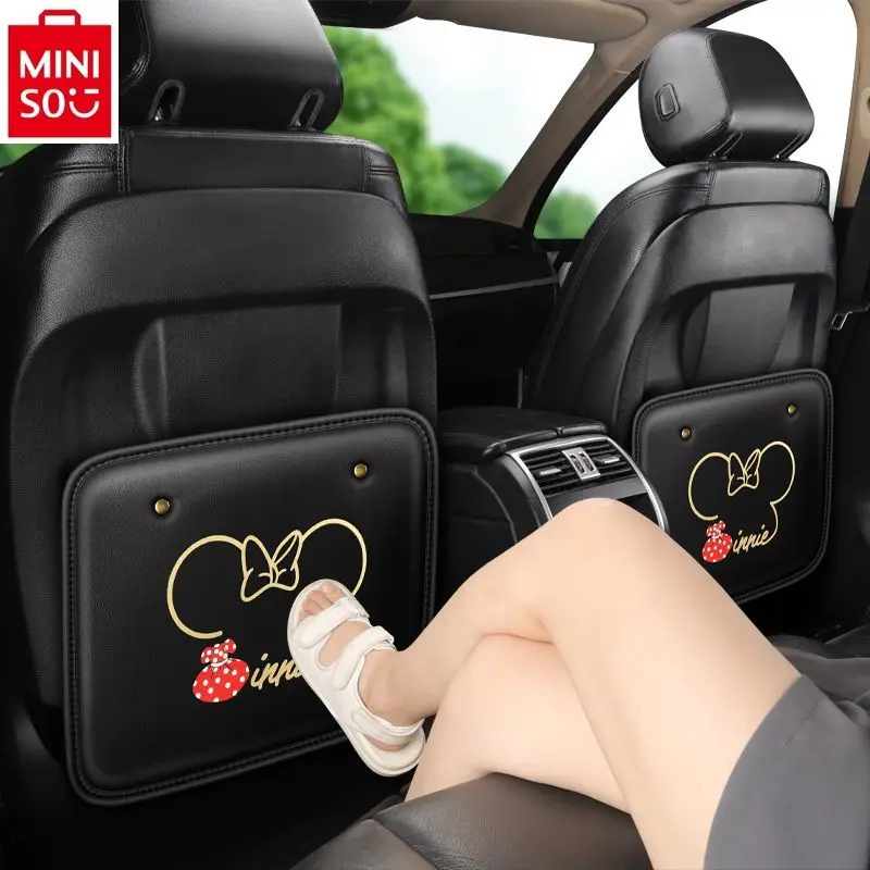 MINISO Disney car seat back anti kick pad for women, rear seat anti dirt protection pad, interior decoration