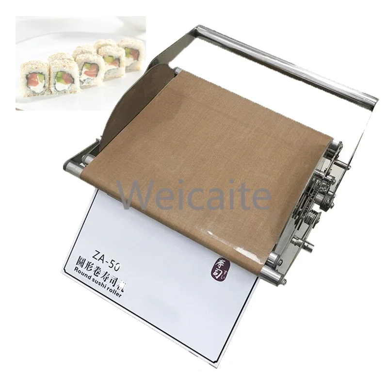 Automatic Stainless Steel Round Square Rice Roll Roller Making Machine Desktop Sushi Making Robot Machine