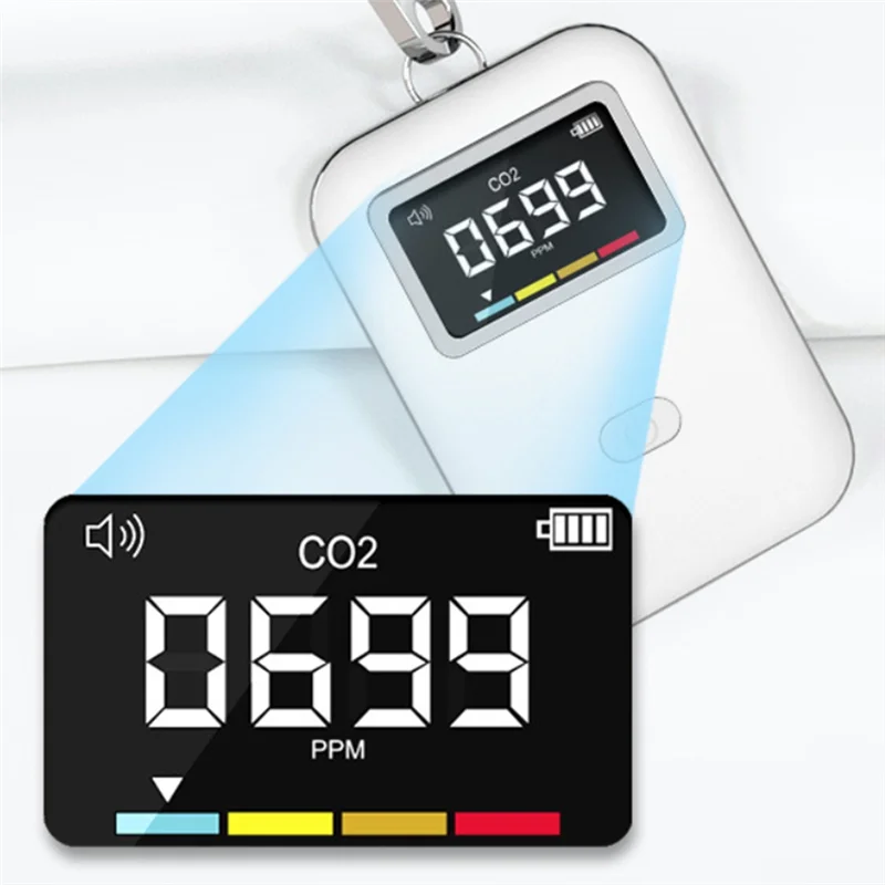 

Air Quality Monitor Infrared CO2 Monitor For Travel Home Indoor,You Can Use Anywhere-AA70