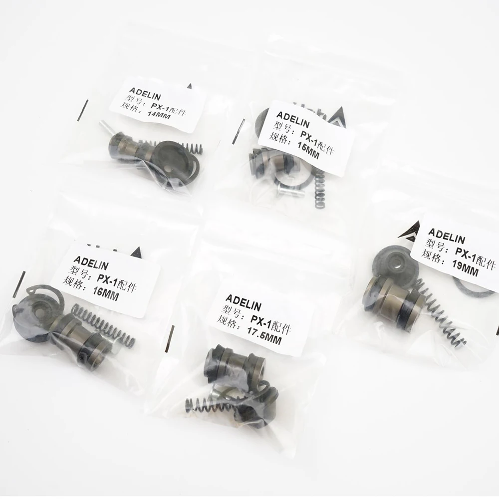 Universal Adelin PX1 Piston Repair Kit 14/15/16/17.5/19mm Motorcycle Hydraulic Brake Clutch Master Cylinder Plunger Rebuild Part view 2