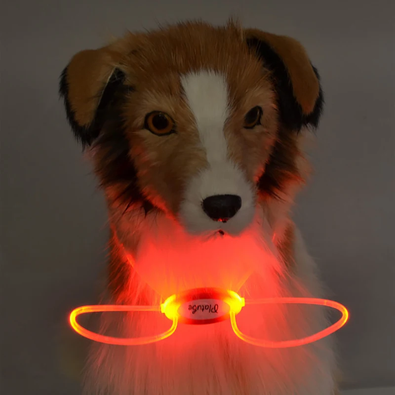 Adjustable LED Dog Collar Anti-Lost Avoid Accident Necklace Luminous Night Safety Flashing Glow Small Dog Bright Pet Products