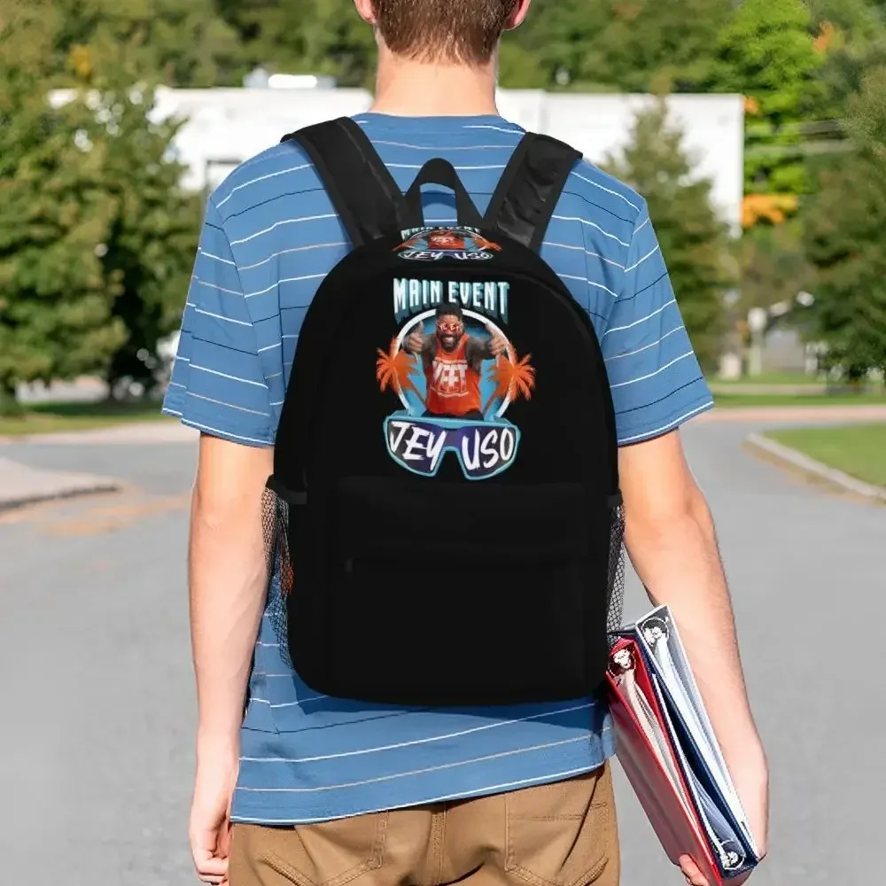 Jey Uso Yeet Backpack Logo Backpack Fashion Shopping Bag Vintage Bags Personalized School Backpack for Students