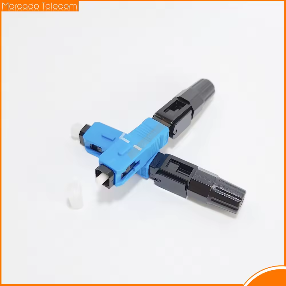 50-300 Uds. Conector rápido de fibra óptica monomodo SC UPC integrado, conector rápido de fibra óptica FTTH, herramienta de montaje de campo de fibra SC